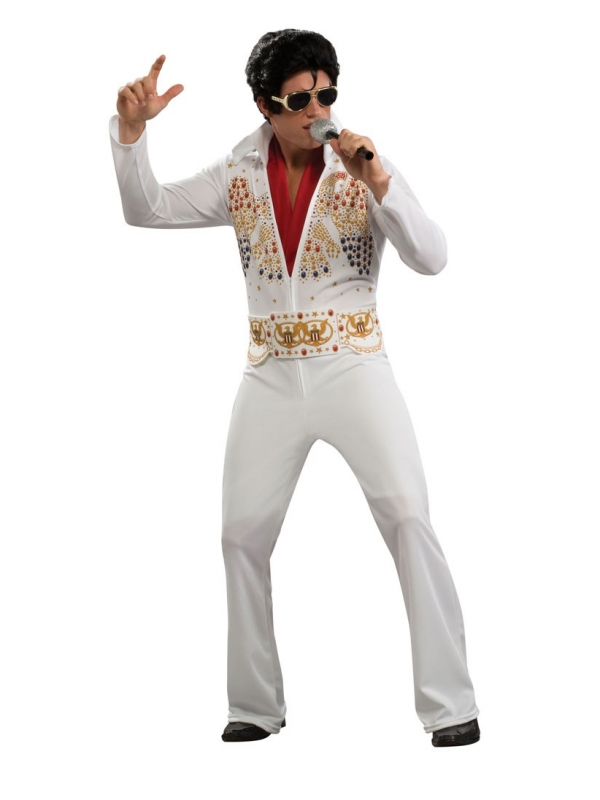 hypotheek munt Knipperen Kostuum Elvis Presley wit