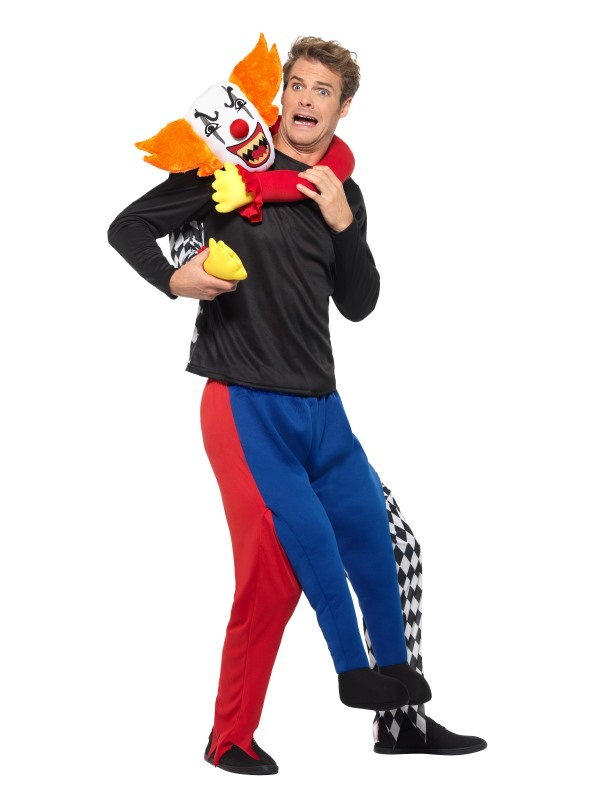 Gekipnapped door een clown kostuum