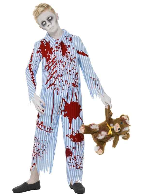 Sta in plaats daarvan op Bejaarden federatie Zombie Pyjama kostuum kind