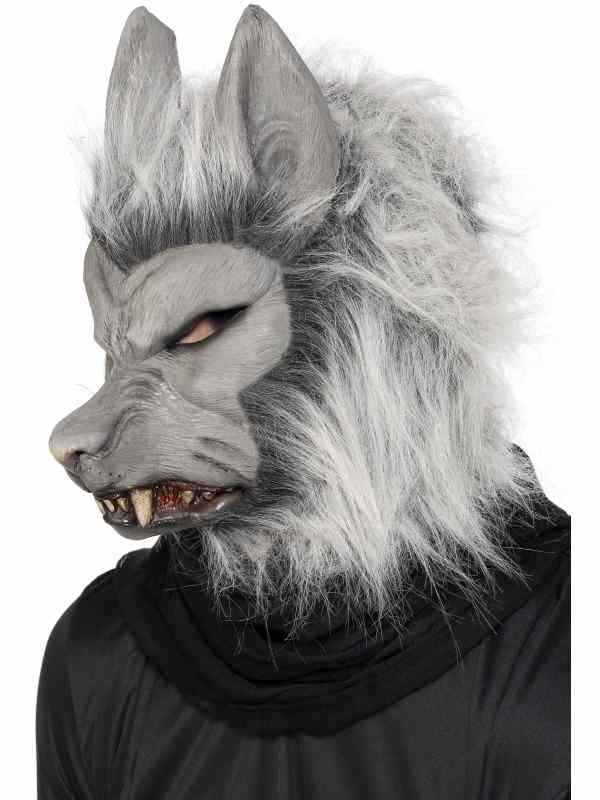 Grijs Weerwolf Masker