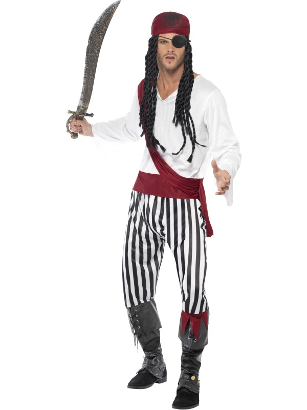Triatleet geleidelijk Missie Piraten verkleedkleding man