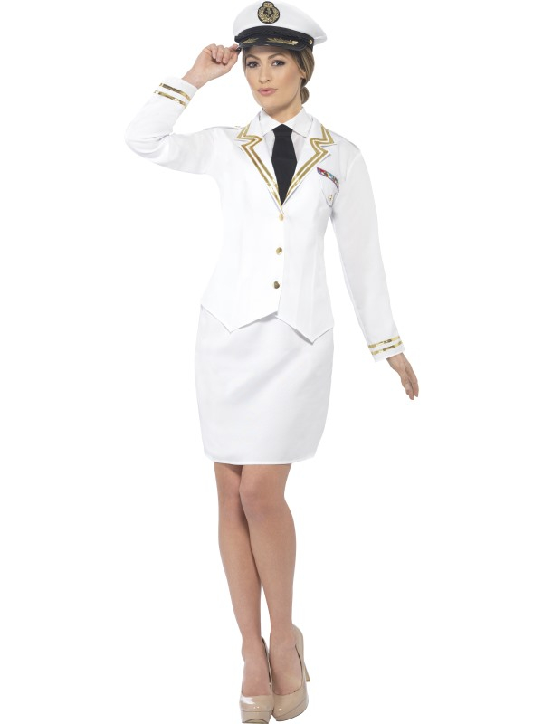 Officer Kapitein Dames Kostuum