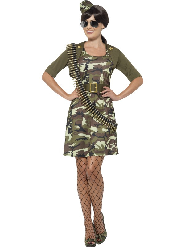 Combat leger kostuum vrouw