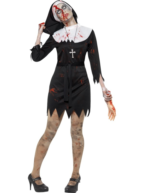 Zombie Nonnen kostuum