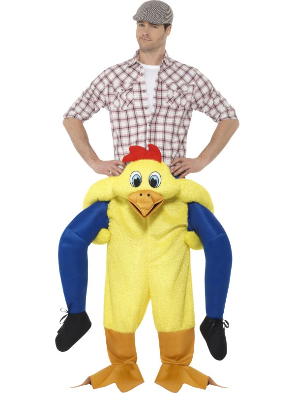 Op de rug van een kip kostuum