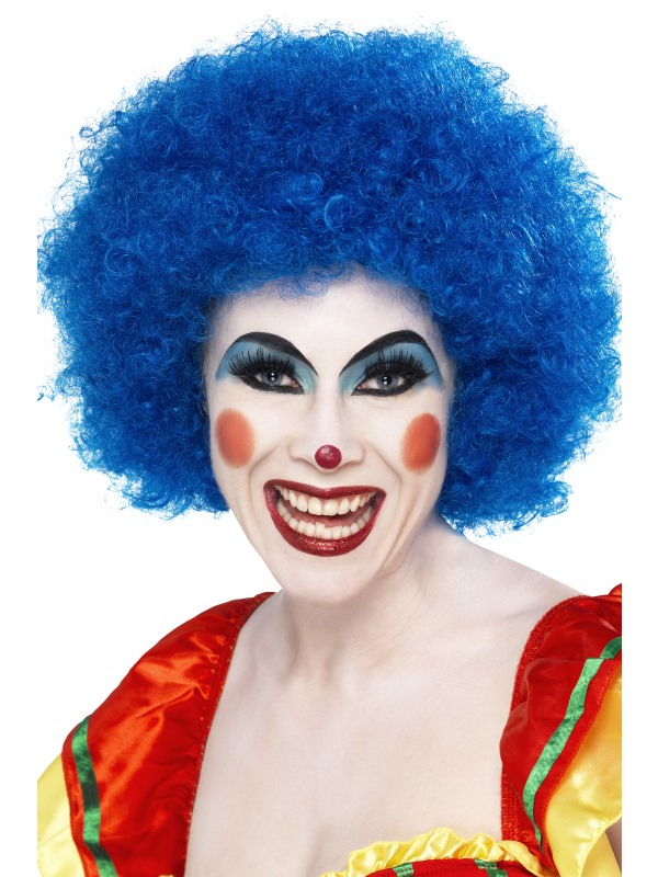 Clown Pruik Blauw