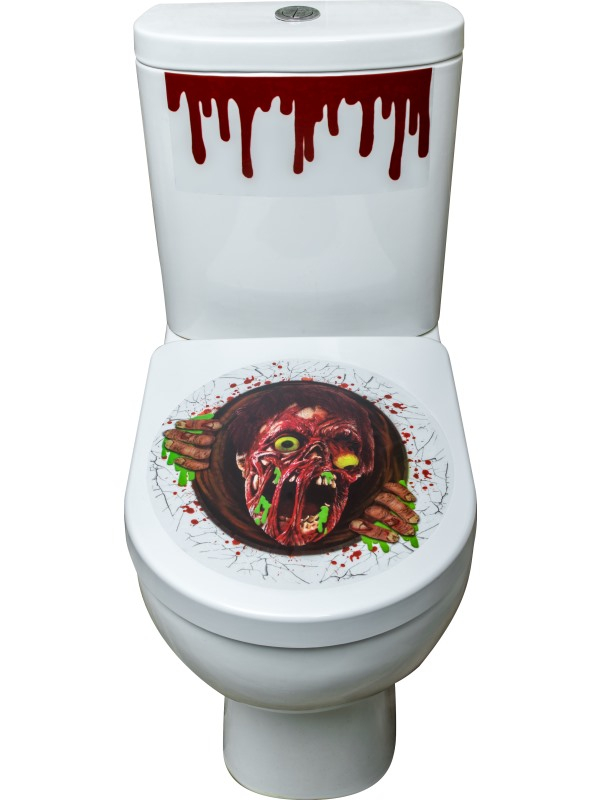 Zombie Portal Toilet Seat Stickers