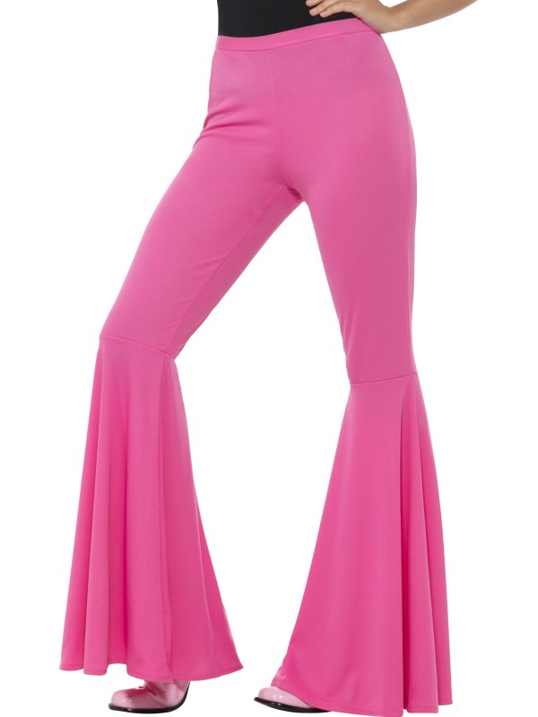 Roze Flared Trousers, Ladies