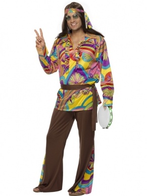 Hippie Gekleurd kostuum