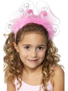 Meisjes Roze Haarband Met lichtjes
