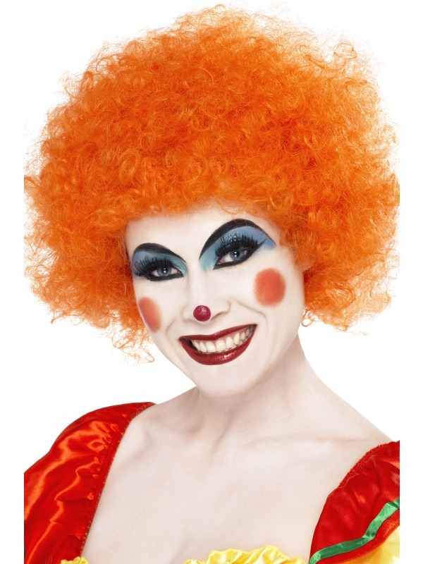 Clown Oranje Pruik