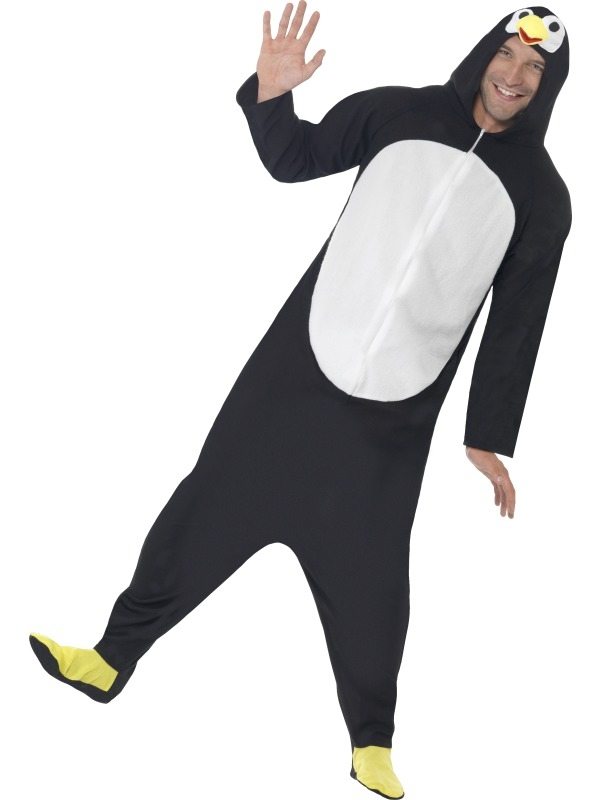 Pinguin Kostuum onesie adult