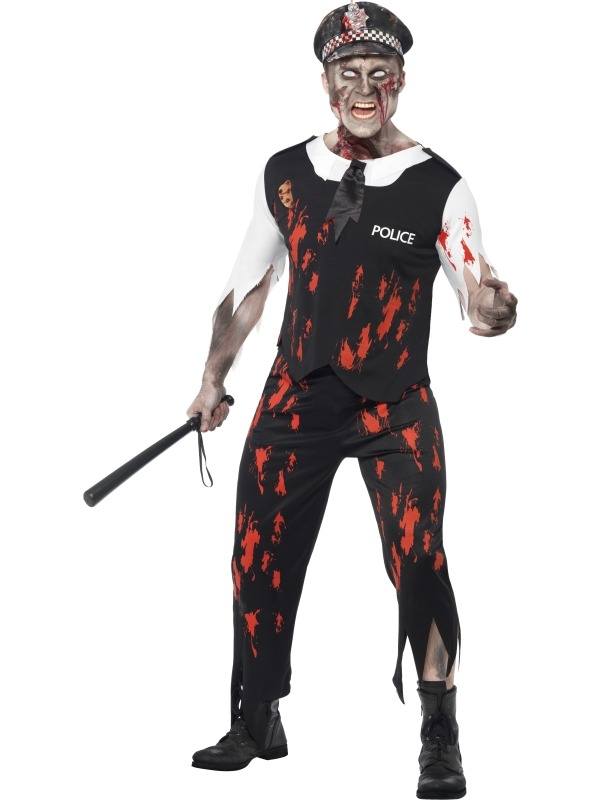 Zombie Politie kostuum