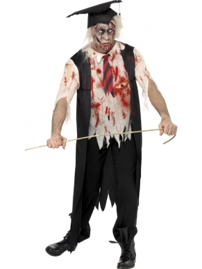 Zombie Hoogleraar Kostuum