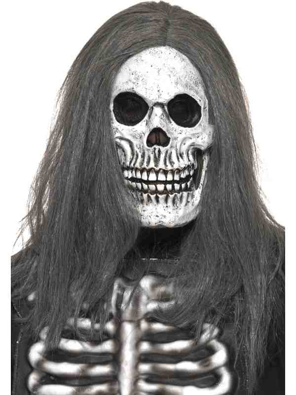 Sinister Skeleton Masker Met Haar