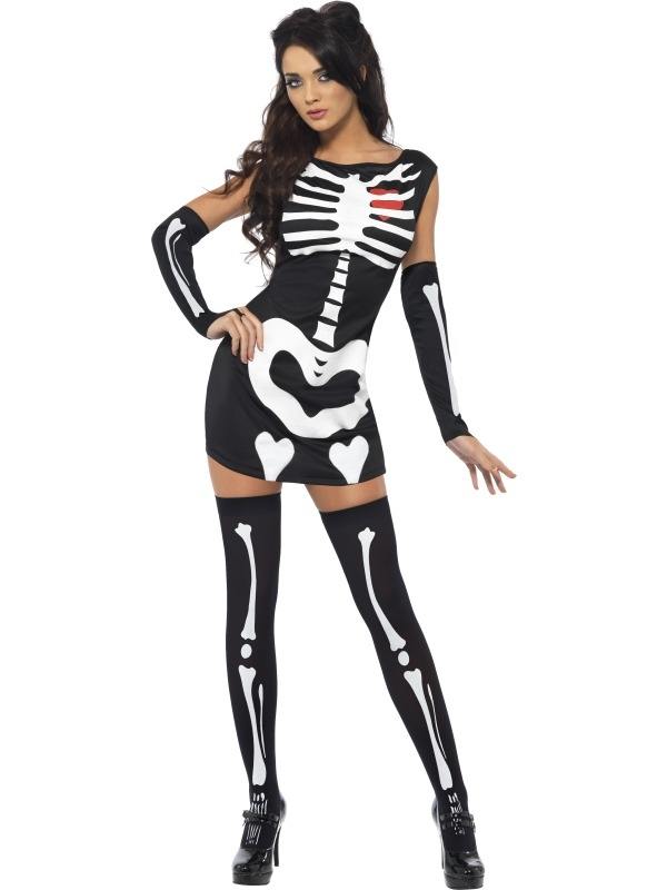 Sexy Skeletten Jurkje