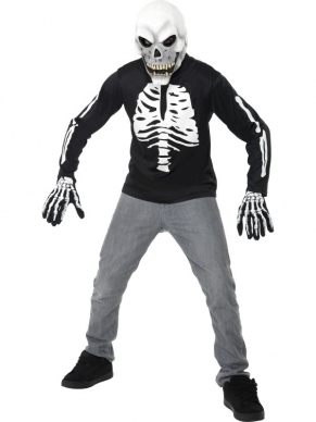 Skeleton Halloween Shirt tiener