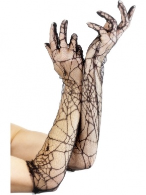 Handschoenen met Spinnenweb