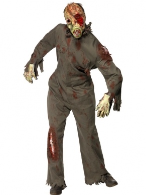 Zombie Gas Masker Kostuum