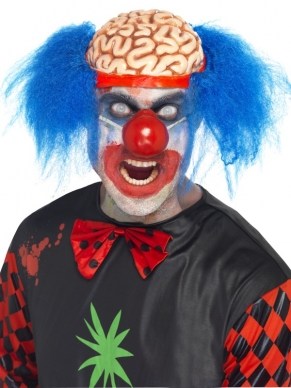 Clown Pruik met Hersenen