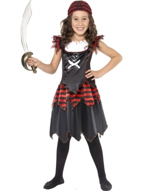 Stoere Piraat kostuum meisjes