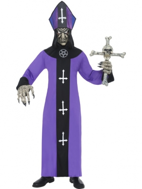 Halloween priester Kostuum