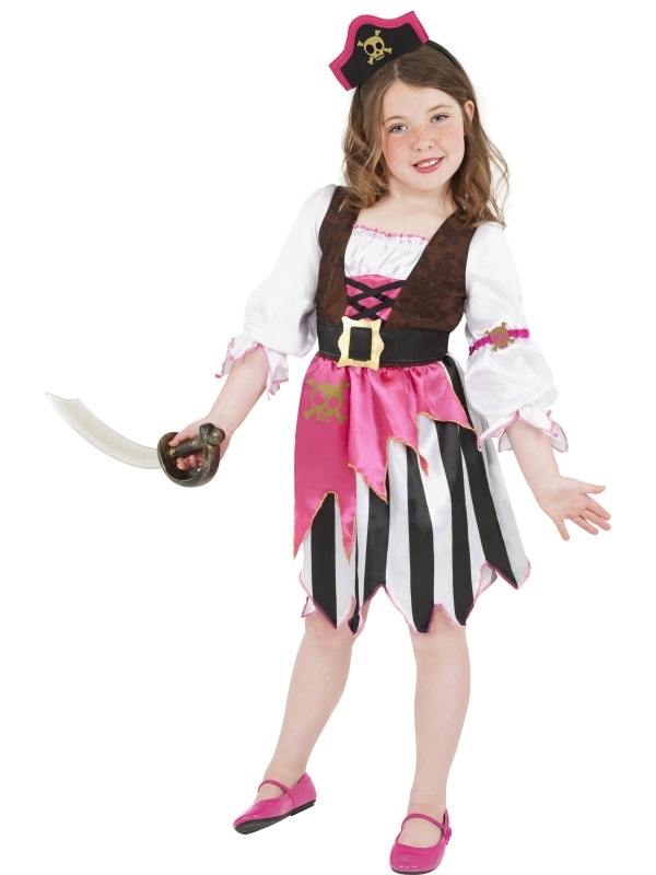 Roze Piraten kostuum