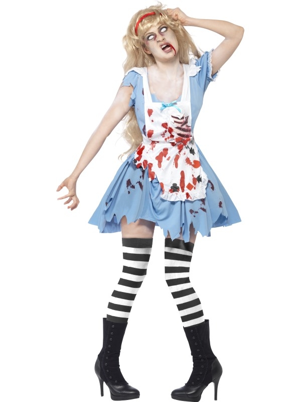 Zombie Alice Kostuum
