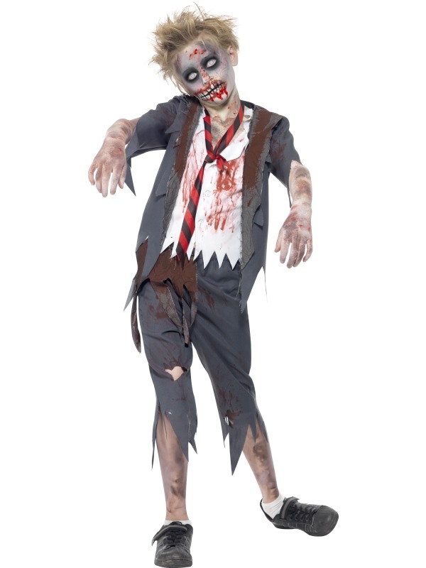 Zombie Schooljongen Kostuum