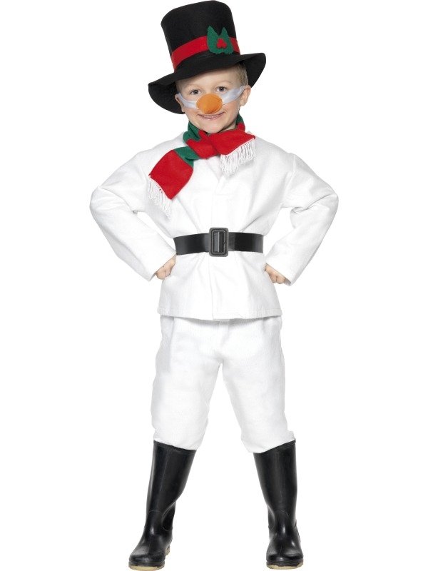 Sneeuwpop kostuum jongens