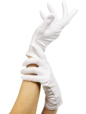 Korte Handschoenen wit