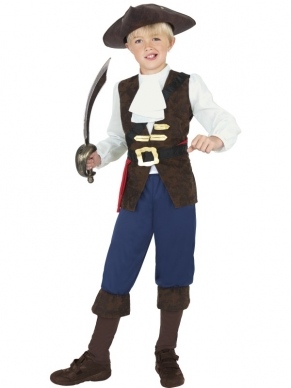 Piraat Jack kostuum kind