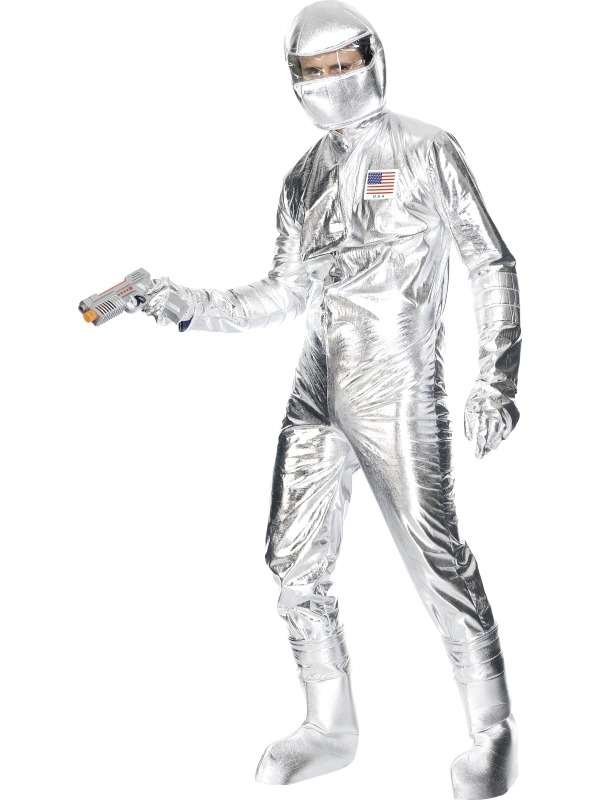 Astronaut zilveren kostuum