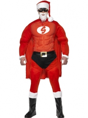Super kerstman Santa Kostuum