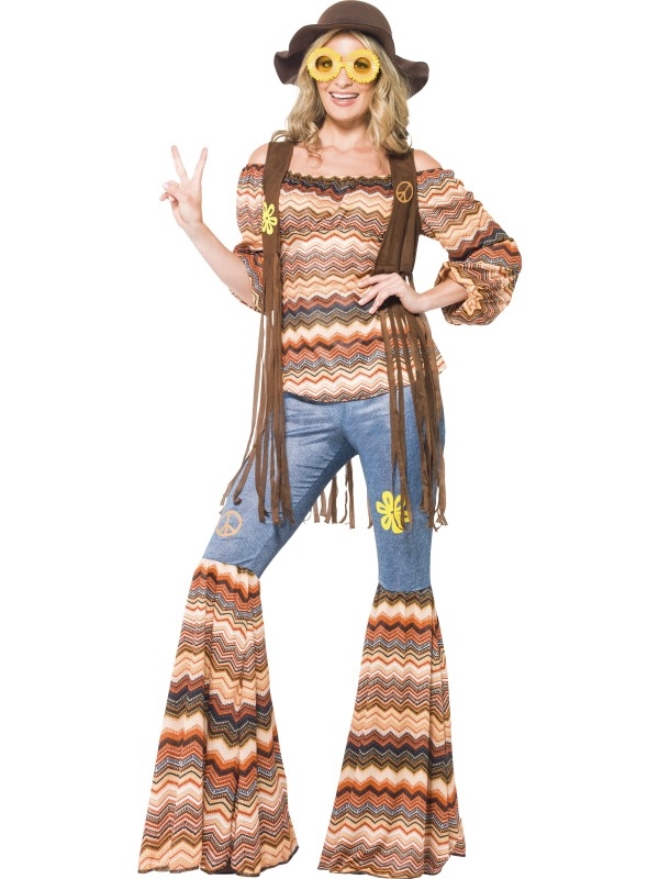 Harmony Hippie Seventies Dames Kostuum