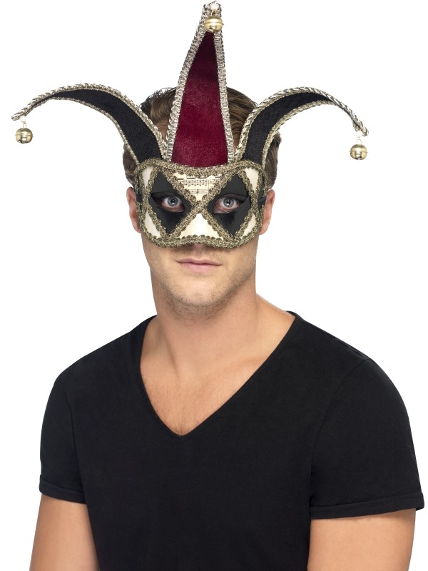 Gothic Venetian Harlekijn masker