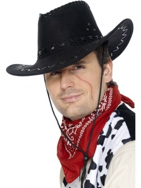 Cowboy Hoed Suede look