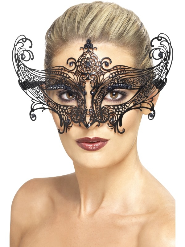 Midnight Baroque Masquerade masker