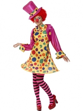 Clown Dames Kostuum