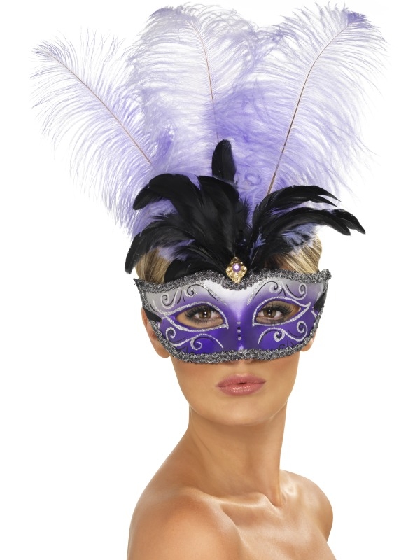 Venetiaans masker paars