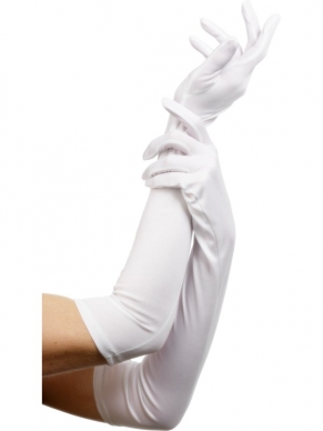 Lange Handschoenen wit