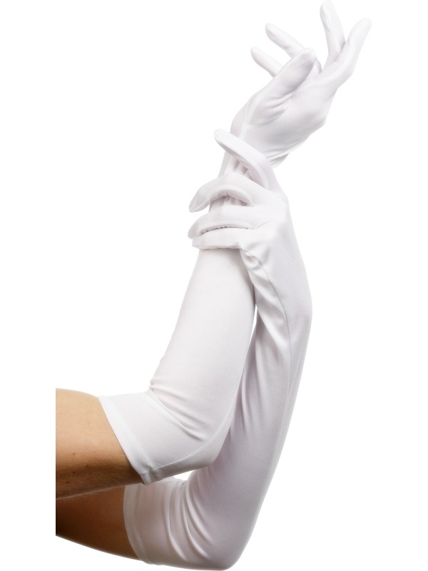 Lange Handschoenen wit