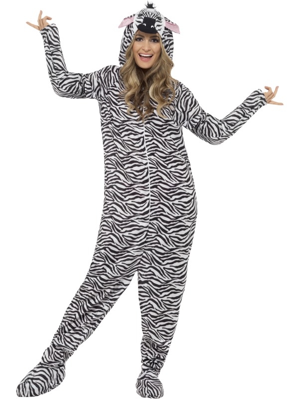 Zebra Kostuum onesie